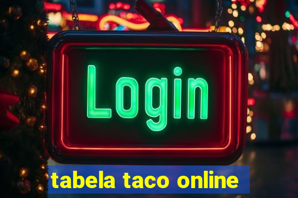 tabela taco online